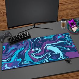 Rests Blue Purple Art Mouse Pad Pc Gamer Gaming Mousepad XXL Mouse Mat Keyboard Desk Mat Table Carpet Mausepad Computer Laptop DIY Pad