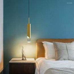 Chandeliers Master Bedroom Bedside Chandelier Modern Simple Light Luxury Bar Table Lamp Nordic Extremely Head Small