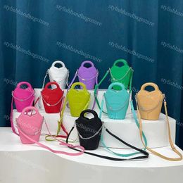 COW LEATHER bag Neonoe bucket bag women crossbody bag designer bag handbag Litchi grain chain decoration luxury shopping bags leather bags