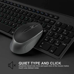 Calculators Russian Layout 2.4g Wireless Keyboard and Mouse Suit,usb Portable Slim Design, Ergonomic Mouse for Office Notebook Laptop Pc