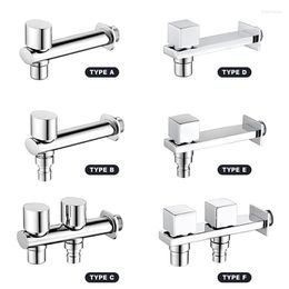 Bathroom Sink Faucets Chrome Outdoor Faucet Garden Bibcock Tap Washing Machine Mop Pool Brass Single Or Double Outlet Toilet Bibcocks