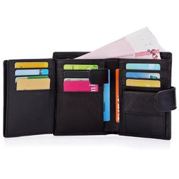 Wallets Genuine Leather Wallet Men Short Trifold Coin Purse Handy Clutch Male Bag Young Boy Card Holder