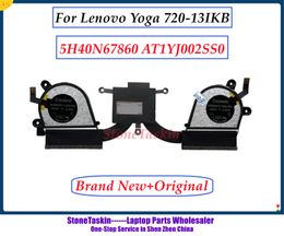 Pads StoneTaskin NEW Original For Lenovo Yoga 72013IKB 13.3" Laptop Cooling Fan Heatsink 5H40N67860 AT1YJ002SS0 EG50040S1C990S9A