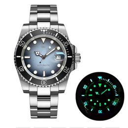 2023 Fine mens automatic mechanical watches 40mm full stainless steel wristwatches luminous watch business casual montre de luxe