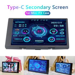 Gadgets AIDA64 2022 New 3.5 Inch IPS TypeC Secondary Screen Computer CPU GPU RAM HDD MonitorUSB Display For Freely AIDA64 mini monitor