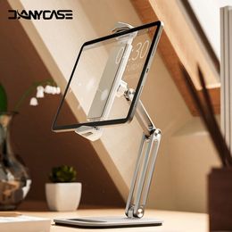 Stands Tablet Stand Adjustable Folding Holder Aluminium Alloy Arm Ergonomic 360 Degree Rotatable For 413 inch Tablet and Phone