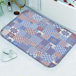 Carpets Flannel Modern Foldable Anti-skid Bathing Room Rug Anti-oil Door Mat No Odour For BedroomCarpets