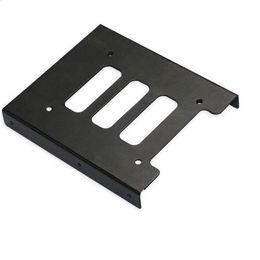 Adapters Black 2.5" SSD to 3.5" Bay Caddy Tray Hard Drive HDD Mounting Dock Bracket Adapter Converter Frame For PC Computer