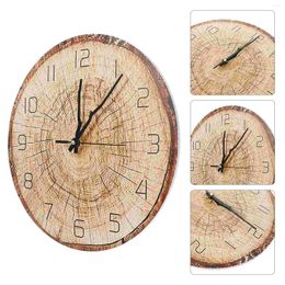 Wall Clocks Annual Ring Clock Chic Decorative Housewarming Gift Hanging Ornament Living Room Mute Stylish