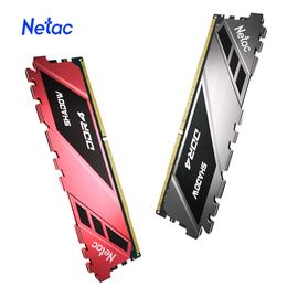 RAMs Netac Memoria Ram DDR4 8gb 16gb Ram Memory DDR4 3200mhz Heatsink XMP for Intel AMD Motherboard