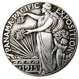 US 1915-S Panama Commemorative Half Dollar Silver Plated Copy Coin
