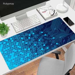 Rests PCB Mousepad Locking Edge Mouse Pad Rubber High Tech Geek Soft Gamer Keyboard Gaming Accessories Mause Pad Office Carpet XXL