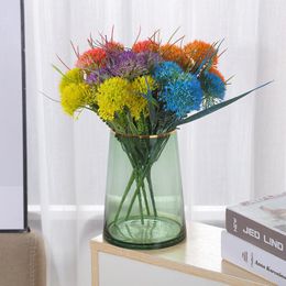 Decorative Flowers & Wreaths Home Decor Plastic Big Dandelion Artificial Bouquet Indoor Living Dining Room Decoration Drop