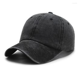 Wide Brim Hats Solid Spring Summer Cap Women Baseball Fashion Men Cotton Outdoor Simple Vintag Visor Casual