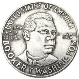 US 1946 Booker Commemorative Silver Plated Half dollar Copy Coins