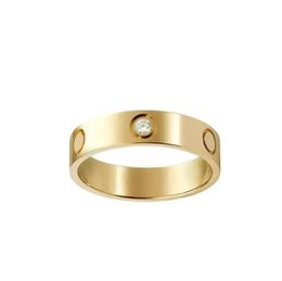 Ring Luxury Jewelry Gold Rings For Women Titanium Steel Alloy Gold-Plated Process Fashion Accessories Never Fade Not Allergic Size 5-11