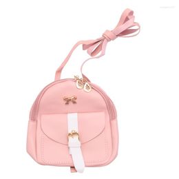 School Bags Mini Backpack Small Diagonal Bag Leather Cute Bow Ladies Wallet