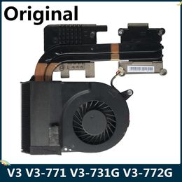 Pads LSC Original CPU Cooling Radiator Heatsink Fan For Acer Aspire V3772G DFB601205M20T