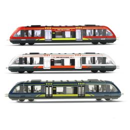 Diecast Model car Simulation Alloy Metal High Speed Rail Diecast Train Toy Model Educational Toys Boys Children Collection Gift # 230526