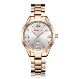 Designer Watch Fashion Women's Steel Band Leisure Quartz Band Calendar Minimalist Student Women's Watch