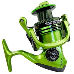 Accessories GHOTA Rotary Fishing XF1000-7000 Series Carp Durable Metal Reel Gear Ratio 5.5 1/4.7 1 EVA Handle P230529