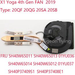 Pads X1 Yoga FAN 5H40W65011 5H40W65013 01YU036 5H40W65014 5H40W65012 01YU037 SH40P37409S1 SH40P37408E1 For Thinkpad X1 Yoga 4th Gen