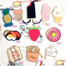 Pins Brooches Wholesale 1Pc Harajuku Cute Acrylic Sushnuts Cherry Brooch Pin Women Girls Badge Scarf Collar Bag Broche Souvenir Gif Dh2Mp