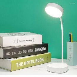 Table Lamps ZK30 LED Eye Protection Desk Lamp Student Learning Charging Folding Intelligent Creative Bedroom Bedside