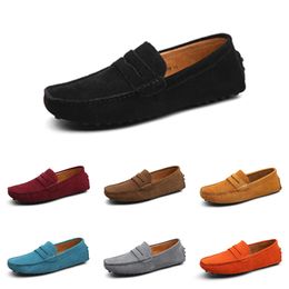 Casual shoes men Black Brown Red Blue Orange Dark Green Grey Yellow mens trainers outdoor sports sneakers color41