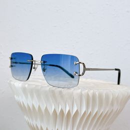 Eternal classic men sunglasses metal fine frame summer sun protection Size 55 19 140 womens anti blue light radiation glasses