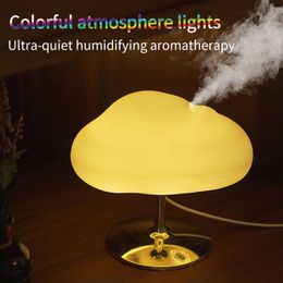 Humidifiers CloudShaped Colourful Atmosphere Light Humidifier Household Silent Bedroom Pregnant Women And Babies Can Use Aroma Diffuser