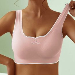 Bras Seamless Sexy Women's Push Up Sports Full Cup Breathable Bralette Wireless Tube Top Yoga Bra P230529