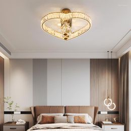 Chandeliers Modern Luxury Crystal Interior Lamp Living Room Bedroom LED Ceiling Kitchen Island Dining Golden Fixture