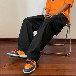 Pants Men's spring Korean oversized cotton street new yoga casual men's clothing sports pants Plus size 2xl P230529