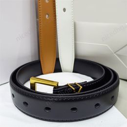 Plated gold woman belt letter buckle simple cintura casual style ceinture outdoor travelling designer belts men street shopping fashion belt 3cm wide ga02 C23