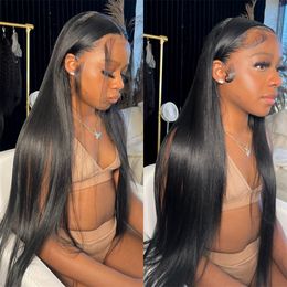 360 Full Lace Bone Straight Lace Front Wigs Human Hair Glueless Wig Pre Plucked Ready To Go Wear 13x4 13x6 Hd Lace Frontal Wig