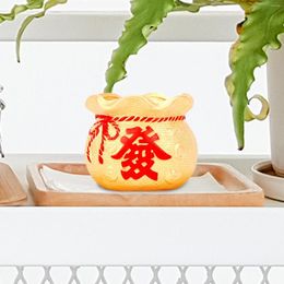 Vases Novelty Flower Vase Shape Accent Planter Pot For Desktop Decor Office Gift Arrangements