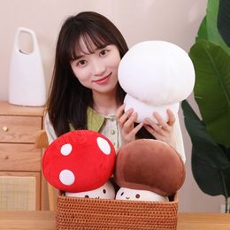 23CM Kawaii Red Mushroom Plush Doll Cute Soft Stuffed Plushie Toy Decor Pillow Anime Peluche for Kid Birthday Gift