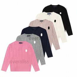 Designer Pony Embroidery Women Sweater Semi-turtleneck Pullover Cotton Bottoming Shirt Padded Sweater Coat in Winter Asia Size M-2XL 13YP#