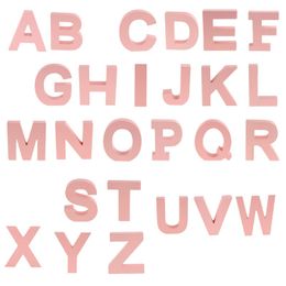 Novelty Items Blesiya Wooden Pink 26 Alphabet Marquee Letters Wall Door Hanging Sign A-Z