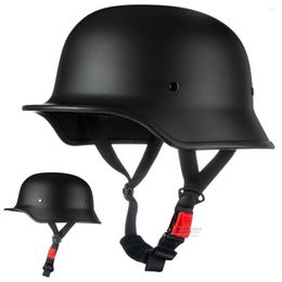 Motorcycle Helmets Men's Helmet Off-road Open Half Retro Face Scooter Fashion Baseball Cap Bike