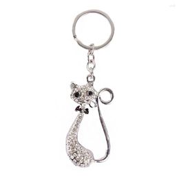 Keychains Bowknot Cute Crystal Charm Purse Handbag Car Key Keyring Keychain Party Wedding Birthday Gift