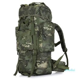 2023-School Bags 70L Large Capacity Military Tactical Backpack Man Climbing Backpack High Quality Oxford Backpacks Men's Waterproof Travel Bag