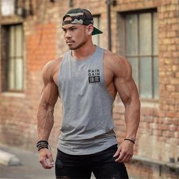 Men's Polos Brand Clothing Men Gym Singlet Muscle Stringer Tank Tops Fitness Sports Sleeveless Shirt Y BACK Racer Workout Vest 230529