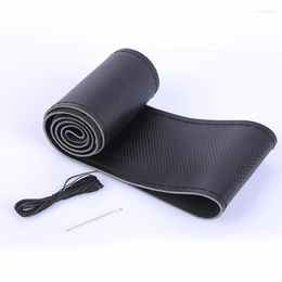 Steering Wheel Covers Car Cover Case Set Big Size Use For Truck 40cm 42 45 47 50cm Fibre Leather