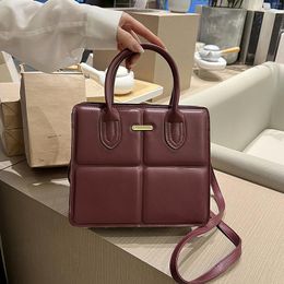 Evening Bags Luxury Designer Handbags And Purses Solid Colour Women Top-handle Shoulder Bag Fashion Large Capacity PU Leather Crossbody
