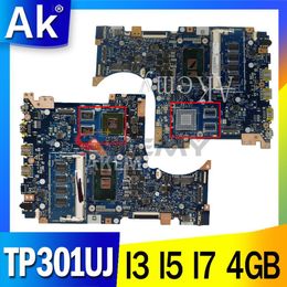 Motherboard TP301UJ Mainboard for ASUS Vivobook Flip TP301U TP301UA Q303UA TP301UJ Motherboard I3 I5 I7 4GB 100% Test OK