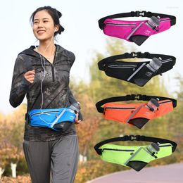 Outdoor Bags Running Jogging Bag Waist Hip Fanny Pack Men Female Gym Fitness Hydration Water Bottle Sports Belt Banana For Women