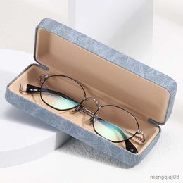 Sunglasses Cases Bags Leather Glasses Case Stress Woman Man Resistant Myopia Presbyopia Goggles Universal Eyeglasses Box