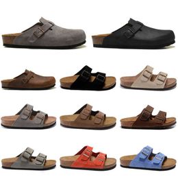 2023 BIRKENS TOCK Arizona Women Designer Sandals Men Microfiber Birko-Flor Boston Soft Mules Footbed Slides Sliders Clogs Indoor Slippers Shoes Breathable design